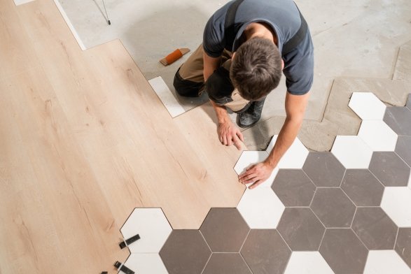 Flooring installation services in Freeport